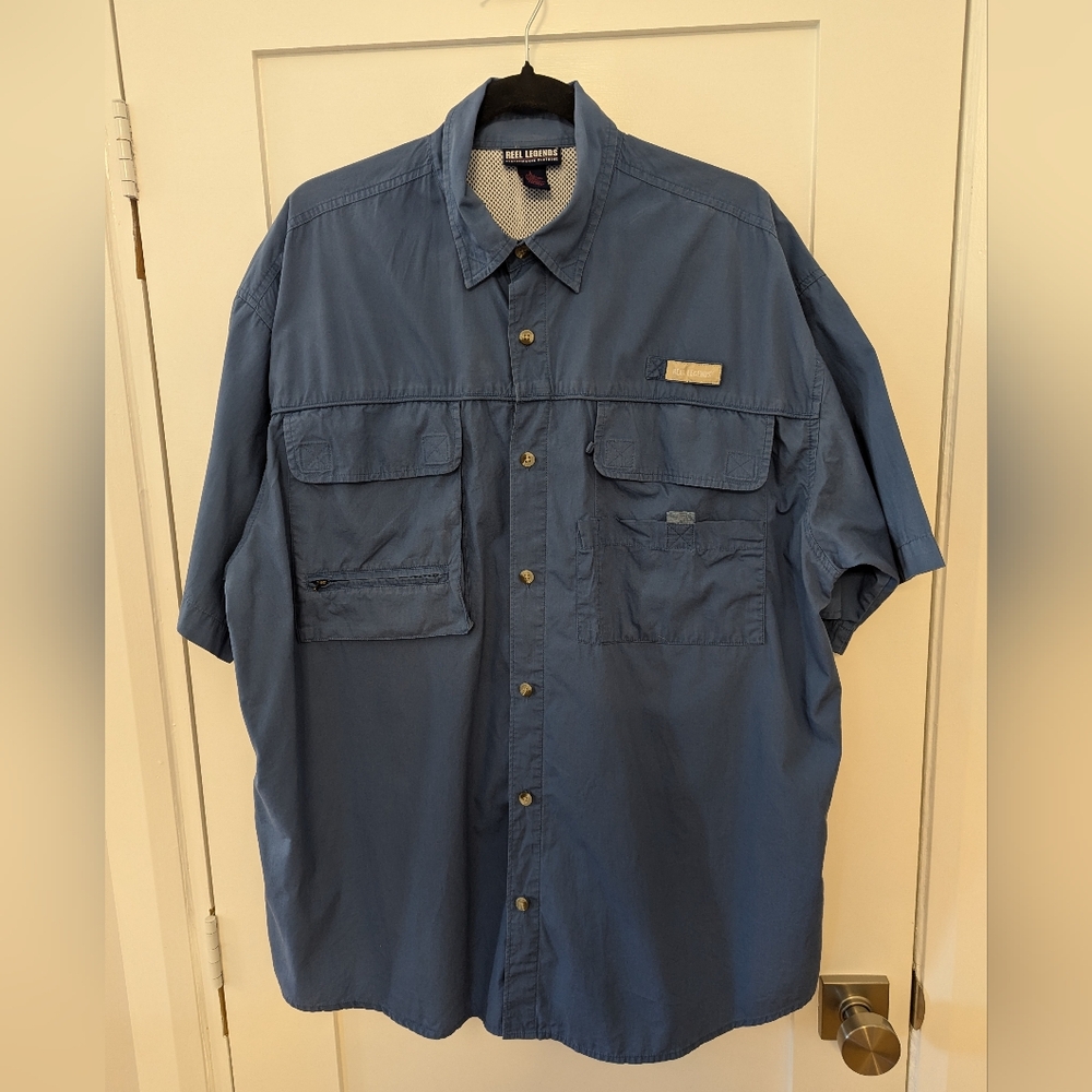Reel Legends Performance Clothing Mens Fishing Shirt